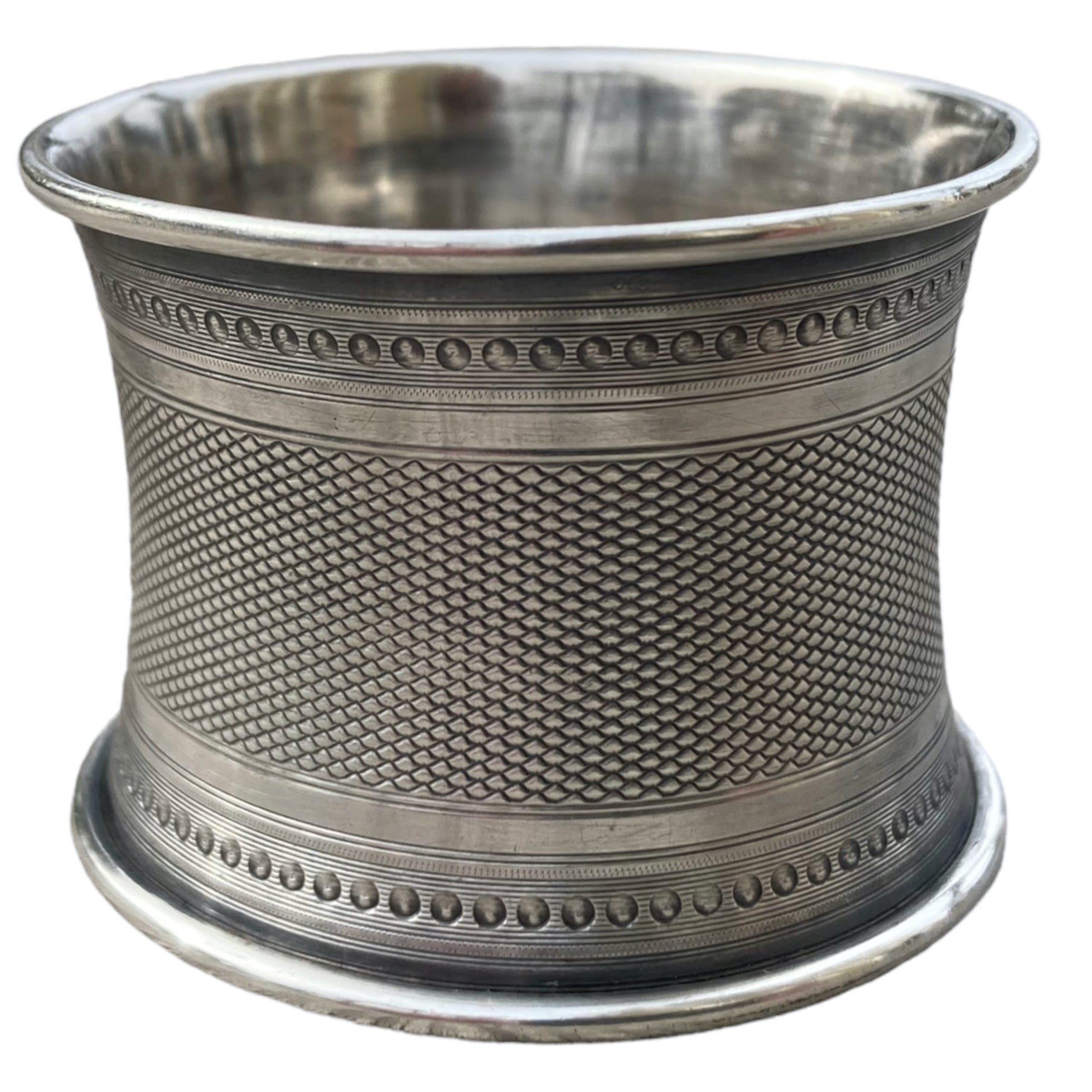 Rond de serviette argent massif