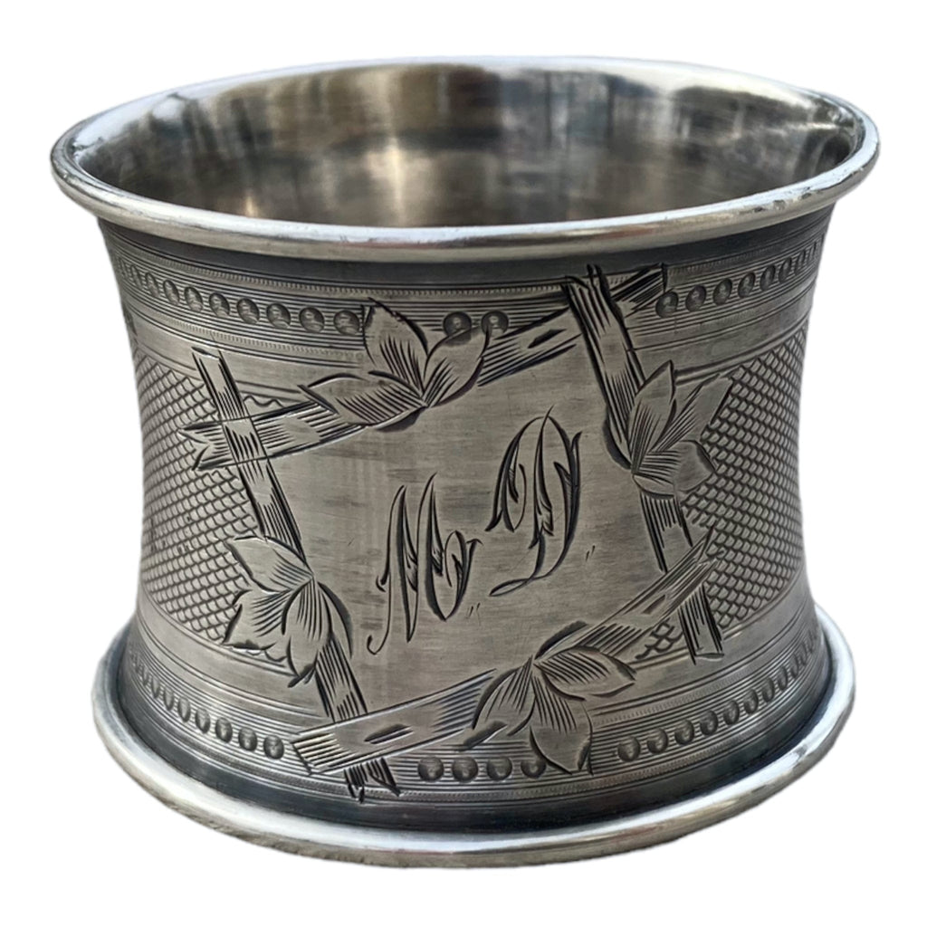 Rond de serviette argent massif