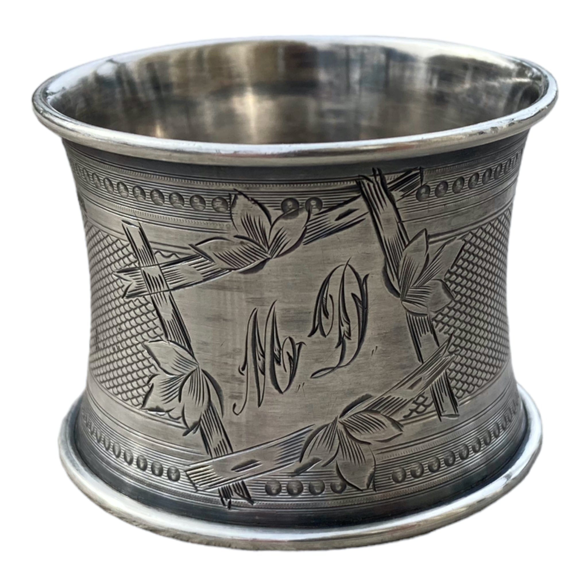 Rond de serviette argent massif