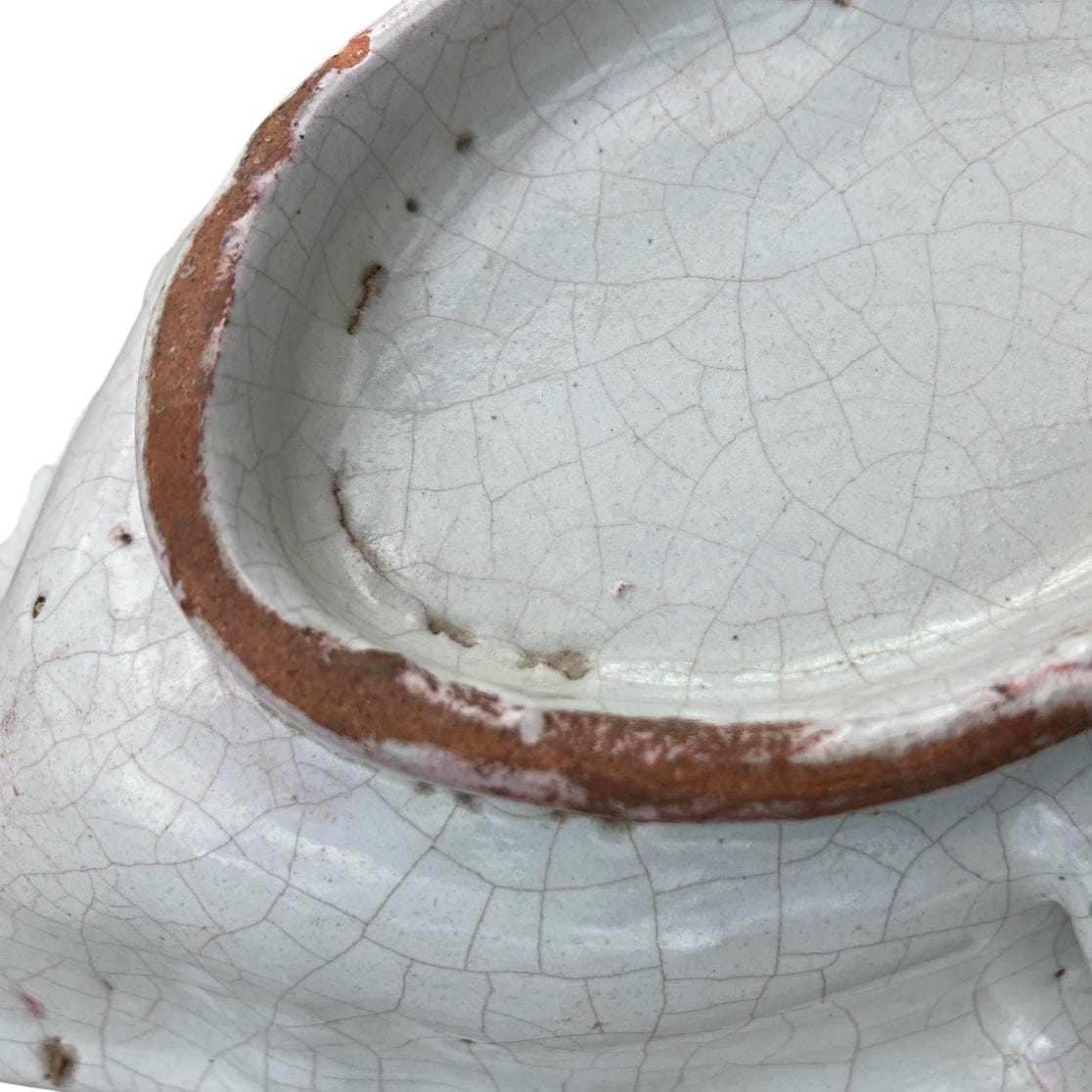 Antigua salsera de barro del siglo XVIII Bordeaux South-West