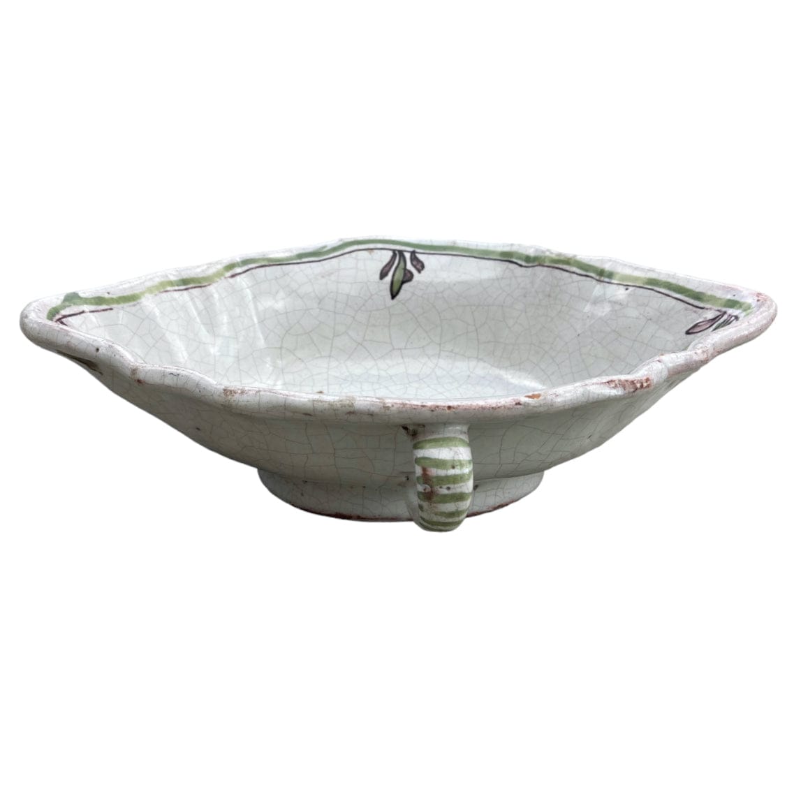 Antigua salsera de barro del siglo XVIII Bordeaux South-West