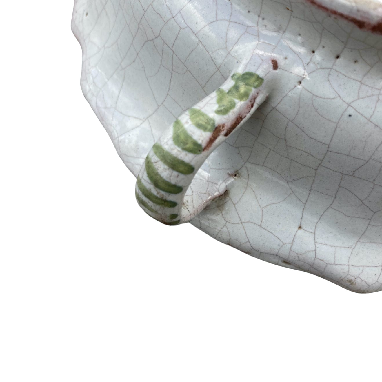 Antigua salsera de barro del siglo XVIII Bordeaux South-West