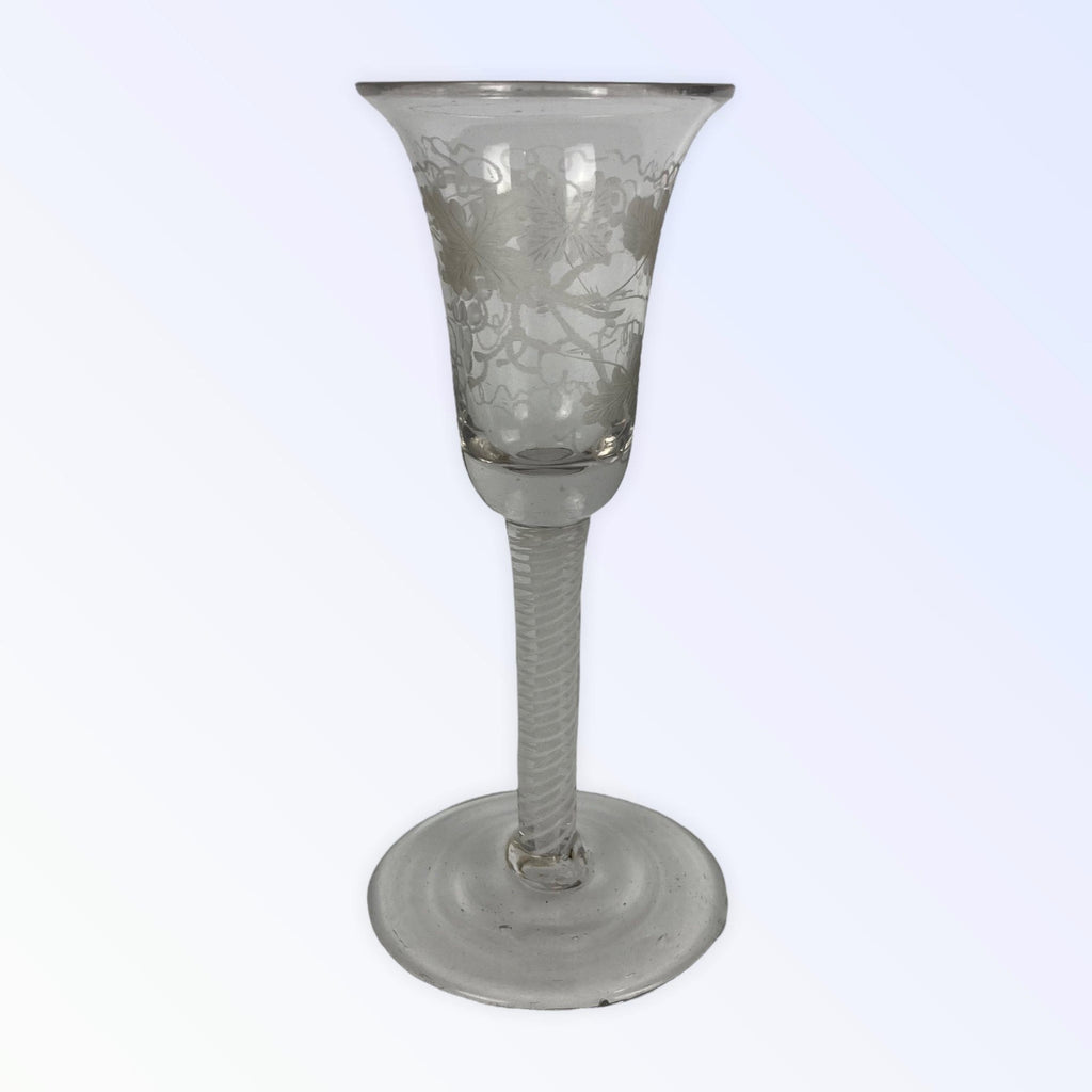 Slingerglas verre gravé début XIX ème