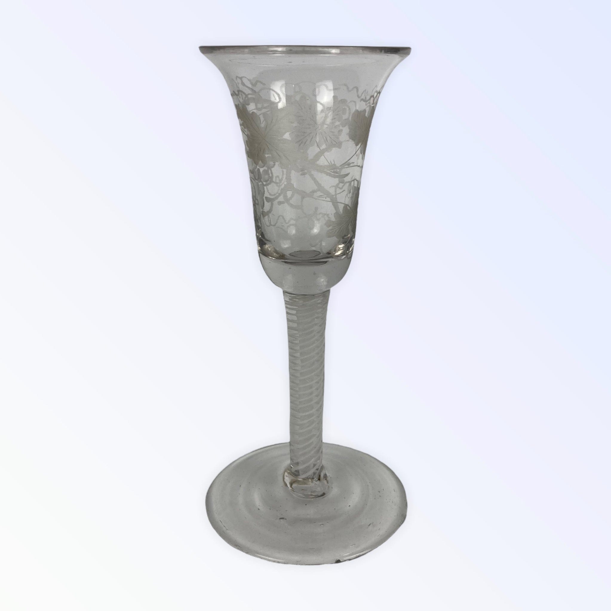 Slingerglas verre gravé début XIX ème