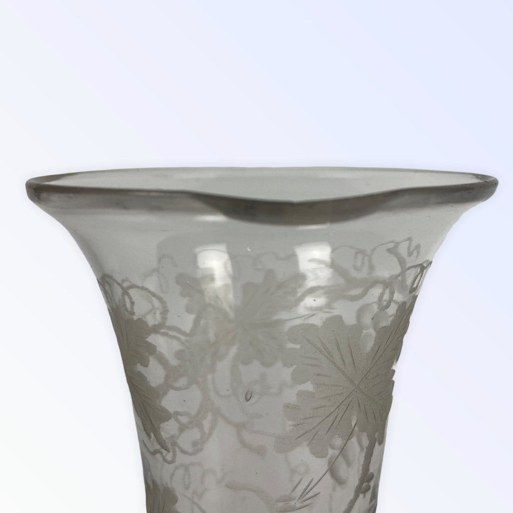 Slingerglas verre gravé début XIX ème