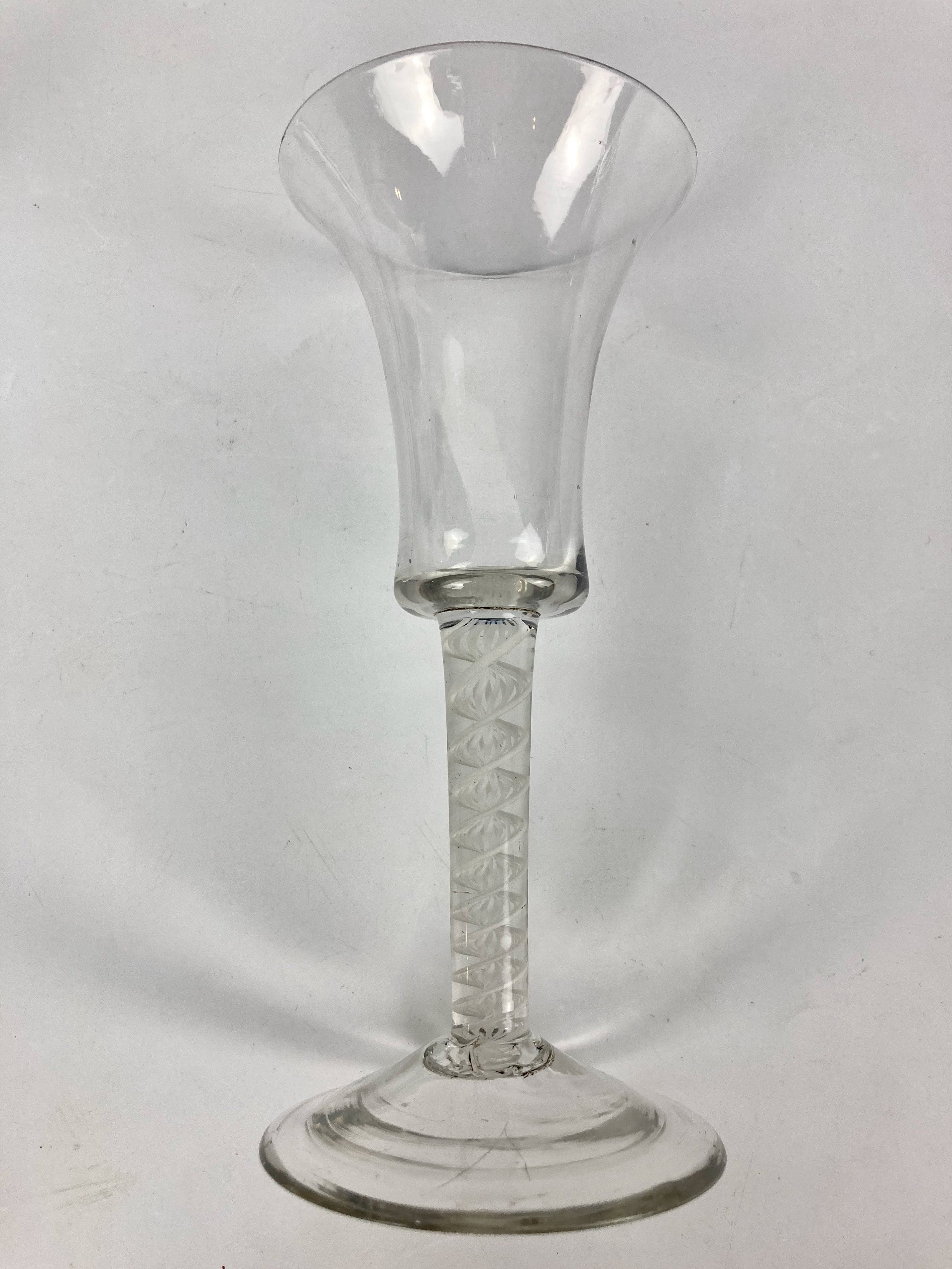 Paire de verres xviii ème slingerglas hollande