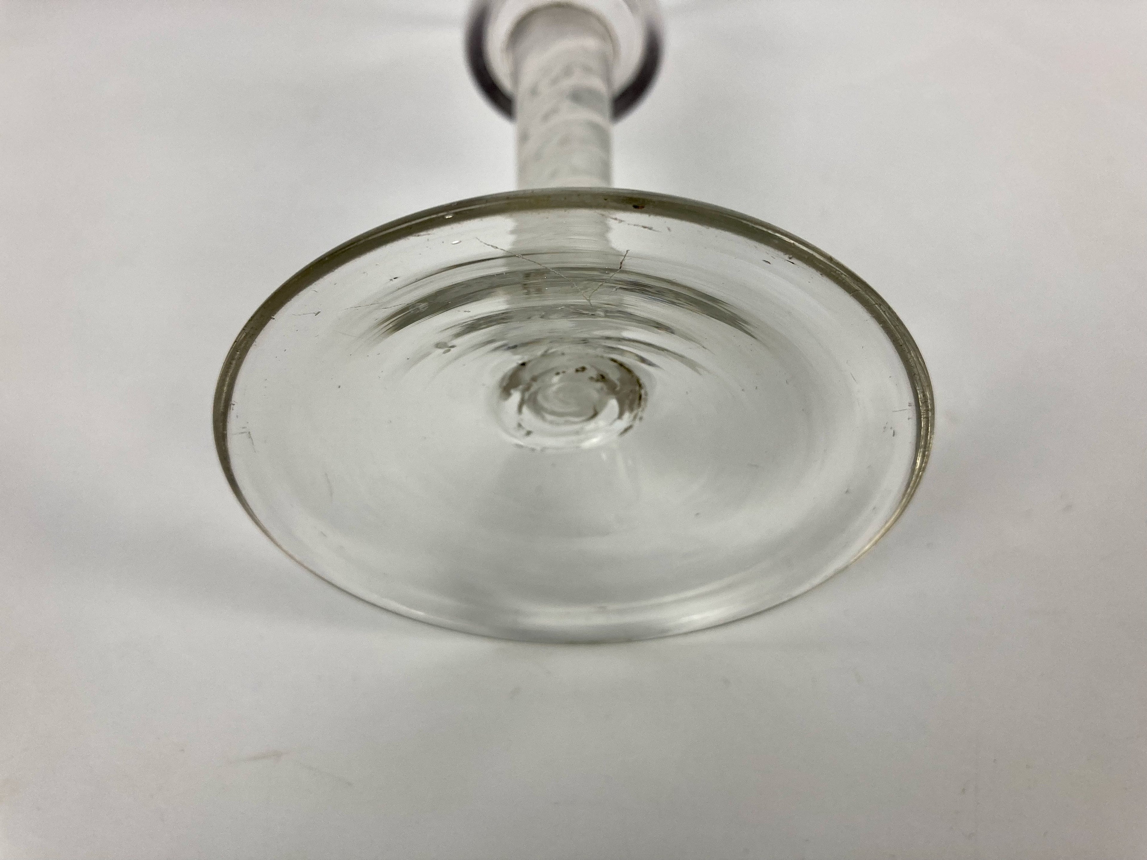 Paire de verres xviii ème slingerglas hollande