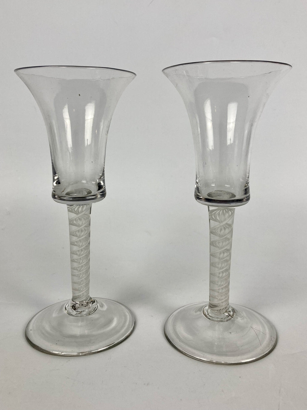 Paire de verres xviii ème slingerglas hollande