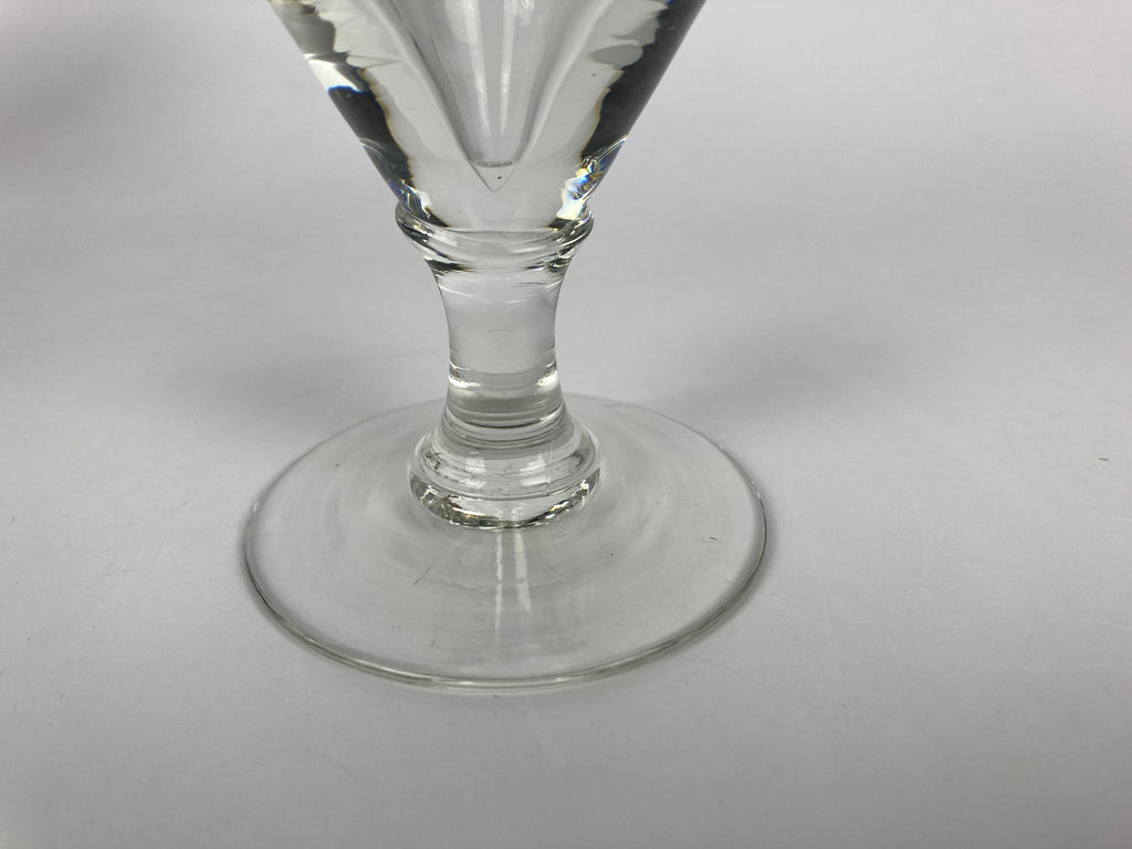 6 Verres bistrot début xxème avec trait de dose