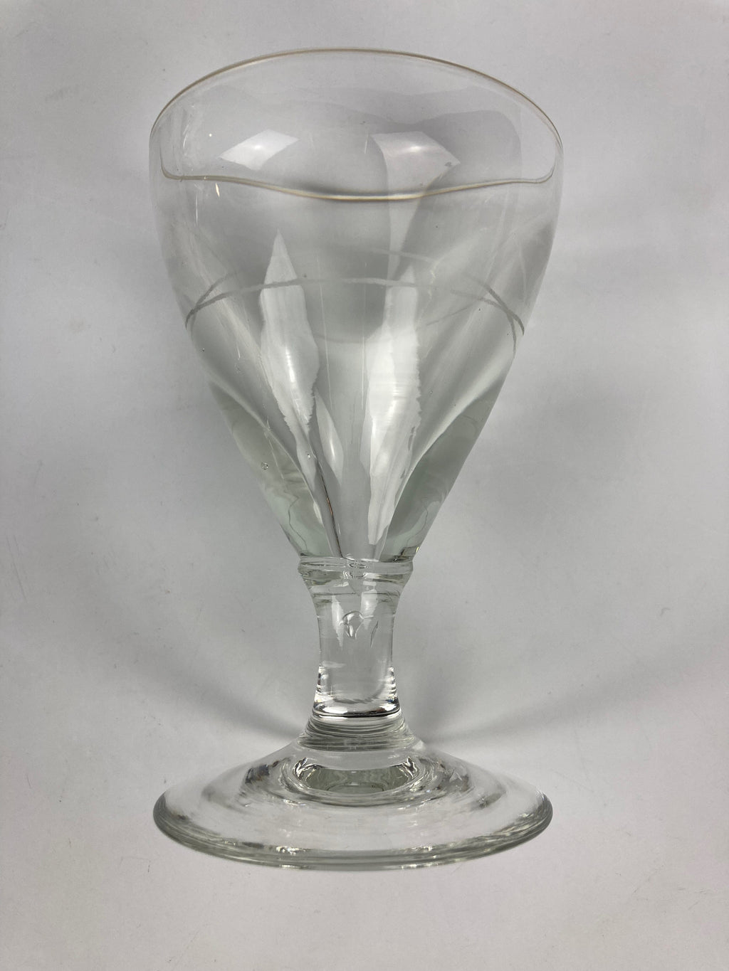 6 Verres bistrot début xxème avec trait de dose