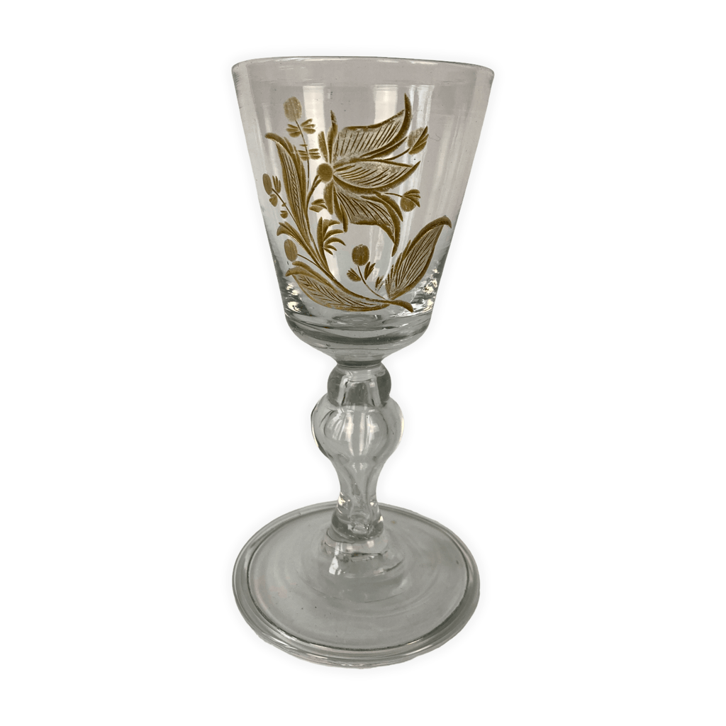 Verre soufflé 18e